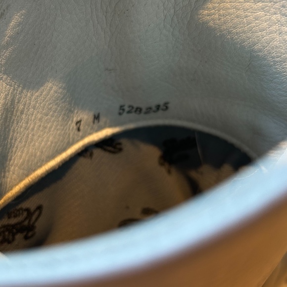 Vintage White Leather Western Zodiac Boot - Picture 11 of 12